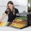 Tribest Sedona SDC-S101-B Supreme Commercial Electric Food Dehydrator with Stainless Steel Dehydrator Rack Trays, Black, 17"X19.8"x14.3" view 2