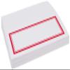 Double Line Border Place Cards, Ruby Red, Set of 60, Pre-cut and Scored - Wedding, Party, Dinner, and Special Events - Made in the USA view 4