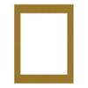 CountryArtHouse Metallic Gold Acid Free 12x12 Picture Frame Mats with White Core Bevel Cut for 8x8 Pictures - Fits 12x12 Frame - One Mat - With Bag & Backing view 3