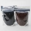 Ellbest 100Pcs Stand Up Clear Silver Zip Lock Resealable Aluminum Mylar Foil Plastic Packaging Bag for Food Beans Coffee Cookie 5.5x7.5 inch view 2