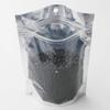 Ellbest 100Pcs Stand Up Clear Silver Zip Lock Resealable Aluminum Mylar Foil Plastic Packaging Bag for Food Beans Coffee Cookie 5.5x7.5 inch view 4