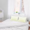uxcell Microfiber Pillowcases Set of 2, Zipper Travel 14x20 Cream view 2