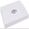 Linked Hearts Place Cards, Eggplant (Choose Color), Set of 150, Pre-cut and Scored - Wedding, Party, Dinner, and Special Events - Made in the USA view 4