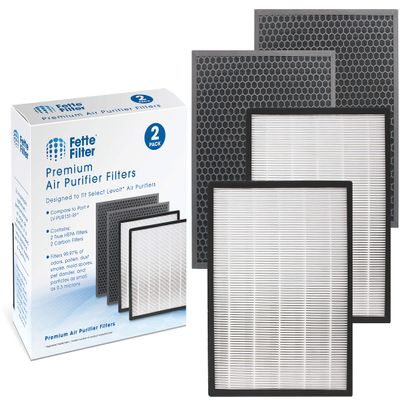 2-Pack LV-PUR131-RF Filter Replacement Compatible with Levoit