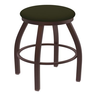 802 Misha 30" Swivel Bar Stool with Bronze Finish and Canter Pine Seat