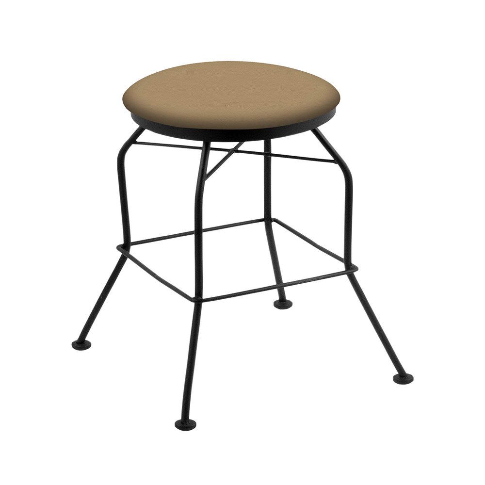3020 30" Swivel Bar Stool with Black Wrinkle Finish and Canter Sand Seat