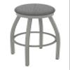 802 Misha 30" Swivel Bar Stool with Anodized Nickel Finish and Graph Alpine Seat view 1