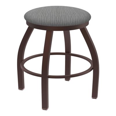 802 Misha 30" Swivel Bar Stool with Bronze Finish and Graph Alpine Seat