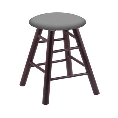 HBS Maple Bar Stool in Dark Cherry Finish with Canter Folkstone Grey Seat
