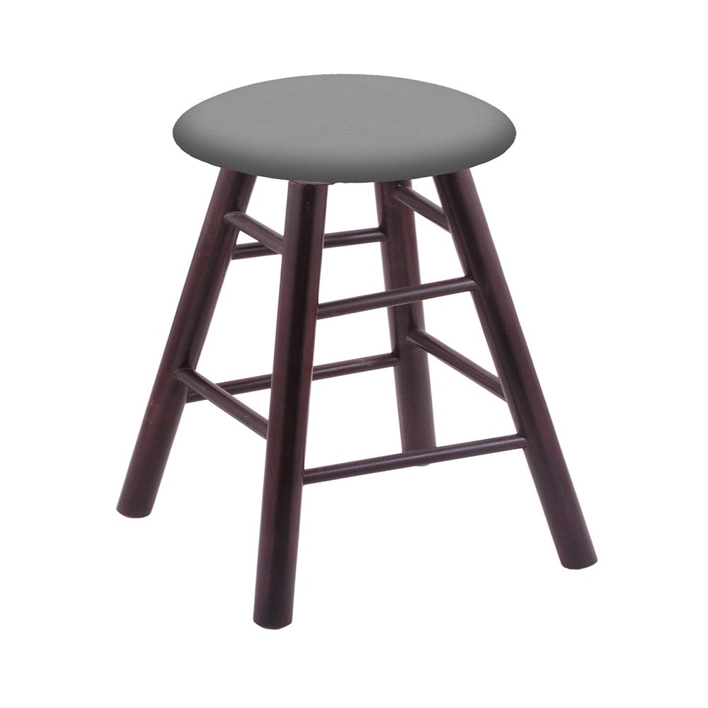 HBS Maple Bar Stool in Dark Cherry Finish with Canter Folkstone Grey Seat