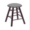 HBS Maple Bar Stool in Dark Cherry Finish with Canter Folkstone Grey Seat view 1