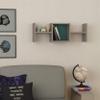 Ada Home Dcor Windham Wall Shelf, 11.61'' x 13.56'' x 7.87'', Light Mocha & Turquoise view 1