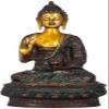 Exotic India Tibetan Buddhist Deity Preaching Buddha - Brass Statue view 1