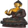 Exotic India Tibetan Buddhist Deity Preaching Buddha - Brass Statue view 2