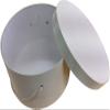 Sarah's Hat Boxes Classic Ivory Hat Box  16.75" x 8.5" (Dia. x Ht.) Handmade in USA  Odorless Non-Toxic Adhesive, Cording Handle  Premium Storage for Hats & Accessories view 4