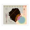 Sierra Leone Map Art Print Freetown West African Painting Unframed view 1