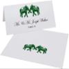 Indian Elephants Place Cards, Hunter Green (Choose Color), Set of 150, Pre-cut and Scored - Wedding, Party, Dinner, and Special Events - Made in the USA view 2
