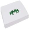 Indian Elephants Place Cards, Hunter Green (Choose Color), Set of 60, Pre-cut and Scored - Wedding, Party, Dinner, and Special Events - Made in the USA view 4