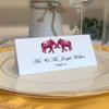 Indian Elephants Place Cards, Burgundy (Choose Color), Set of 150, Pre-cut and Scored - Wedding, Party, Dinner, and Special Events - Made in the USA view 1