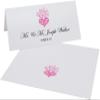 Tree of Life Heart Place Cards, Fuschia (Choose Color), Set of 150, Pre-cut and Scored - Wedding, Party, Dinner, and Special Events - Made in the USA view 2