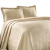 BNM Oversized Geometric Fret Design Matelasse Cotton Bedspread, Jacquard Weave, Soft, All-Season, Cozy, Lightweight, Perfect for Master or Guest Bedroom, Matching Pillow Shams, Full, Ivory view 2