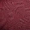 BNM Oversized Geometric Fret Design Matelasse Cotton Bedspread, Jacquard Weave, Soft, All-Season, Cozy, Lightweight, Perfect for Master or Guest Bedroom, Matching Pillow Sham, Twin, Burgundy view 3