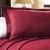 BNM Oversized Geometric Fret Design Matelasse Cotton Bedspread, Jacquard Weave, Soft, All-Season, Cozy, Lightweight, Perfect for Master or Guest Bedroom, Matching Pillow Sham, Twin, Burgundy view 4
