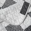 Avondale Manor Evangeline 5 pc Reversible Printed Patchwork Quilt with Throw Pillows Bedding Set, Queen, Gray view 4