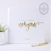 Personalized Wedding Guest Book, Alternative Custom Guestbook or Photo Album for Wedding Bride & Groom - Hardcover (12x12 inches) view 1