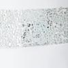6 Piece Sinatra Resin Bath Accessory Set, Cracked Glass, White view 3
