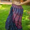Boho Chic Pareo - Mandala Pareo - Bikini Swimsuit Cover Up - Beach Dress - Wrap, Half Purple view 3