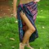 Boho Chic Pareo - Mandala Pareo - Bikini Swimsuit Cover Up - Beach Dress - Wrap, Half Purple view 4
