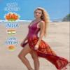 Boho Chic Pareo - Mandala Pareo - Bikini Swimsuit Cover Up - Beach Dress - Wrap view 2