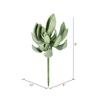 Vickerman Everyday 8" Artificial Green Echeveria Spray - Faux Blossom Decor - Home Or Office Indoor Arrangement Accent - Maintenance Free - 4 Pack view 2