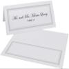 Double Line Border Place Cards, Silver, Set of 60, Pre-cut and Scored - Wedding, Party, Dinner, and Special Events - Made in the USA view 2