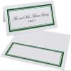 Double Line Border Place Cards, Hunter Green, Set of 60, Pre-cut and Scored - Wedding, Party, Dinner, and Special Events - Made in the USA view 2