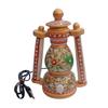 India Meets India Marble Meenakari Art Beautiful Electrical Lantern 10 Inch Handicraft by Awarded Indian Artisan view 1
