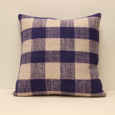 20x20 inches 50x50 cm Turkish Kilim Pillow Home Decorative Sofa Blue Pillow Throw Pillow Cover Kilim Cushion