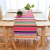 BOXAN Mexican Serape Table Runner for Mexican Party Wedding Decorations Outdoor Picnics Dining Table, Fringe Cotton Blanket Fiesta Table Runners, 14 x 84 Inch view 3