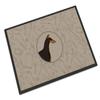 Caroline's Treasures CK2182MAT Doberman Pinscher in The Kitchen Doormat 18x27 Front Door Mat Indoor Outdoor Rugs for Entryway, Non Slip Washable Low Pile, 18H X 27W view 1