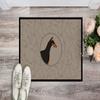 Caroline's Treasures CK2182MAT Doberman Pinscher in The Kitchen Doormat 18x27 Front Door Mat Indoor Outdoor Rugs for Entryway, Non Slip Washable Low Pile, 18H X 27W view 2
