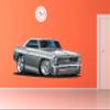 Lets Print Big 1966 NOVA Wall Decal REPOSITIONABLE (30" h X 70" w) view 3