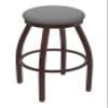 802 Misha 30" Swivel Bar Stool with Bronze Finish and Canter Folkstone Grey Seat view 1