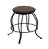 3000 Georgian 30" Swivel Bar Stool with Black Wrinkle Finish and Canter Earth Seat view 1