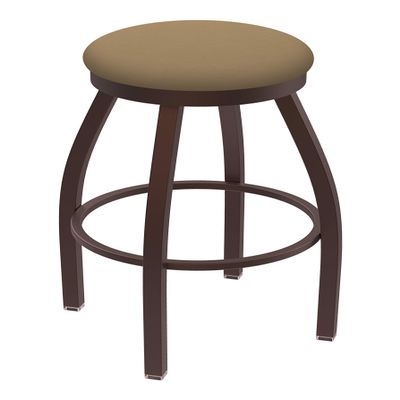 802 Misha 30" Swivel Bar Stool with Bronze Finish and Canter Sand Seat