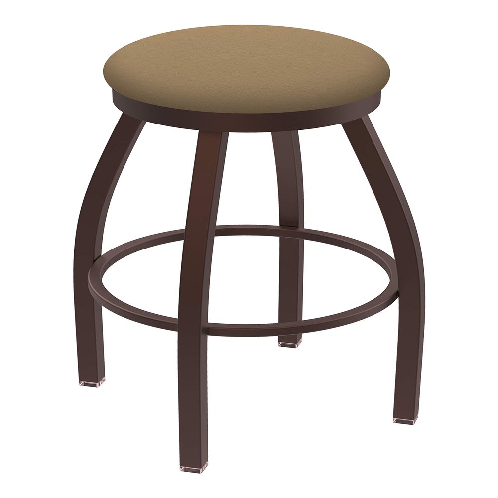 802 Misha 30" Swivel Bar Stool with Bronze Finish and Canter Sand Seat