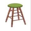 Oak Counter Stool in Medium Finish with Canter Kiwi Green Seat view 1