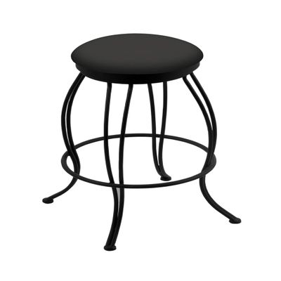 3000 Georgian 30" Swivel Bar Stool with Black Wrinkle Finish and Canter Iron Seat