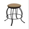 3000 Georgian 30" Swivel Bar Stool with Black Wrinkle Finish and Canter Sand Seat view 1