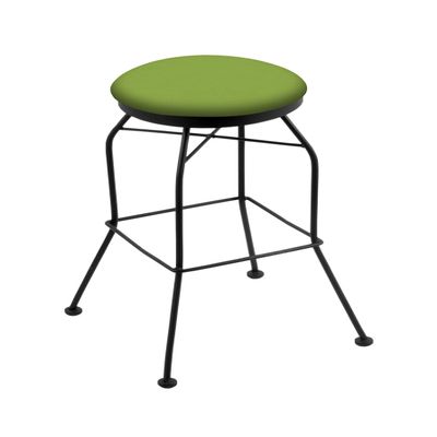 3020 30" Swivel Bar Stool with Black Wrinkle Finish and Canter Kiwi Green Seat